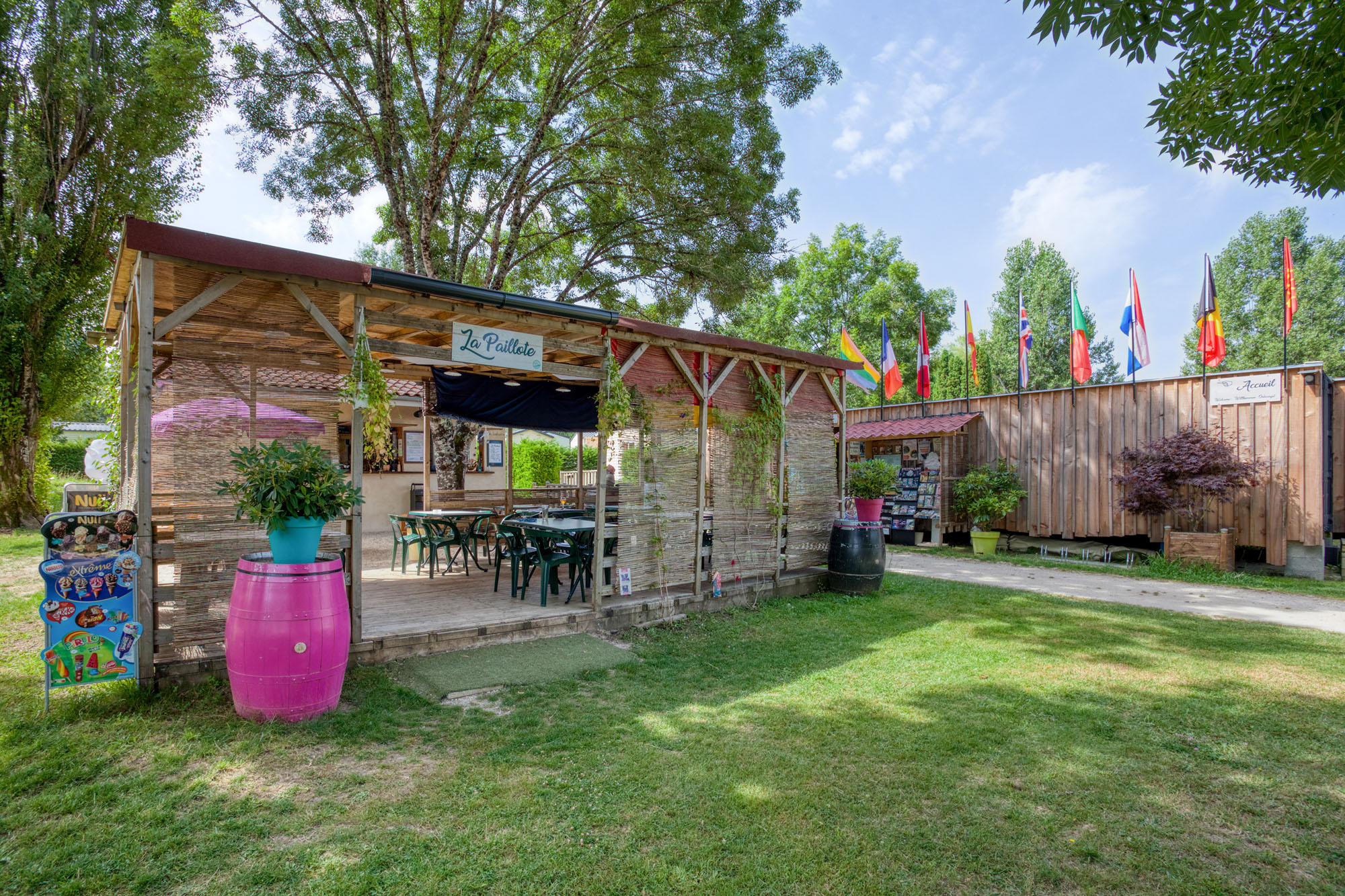 la paillotte camping le pontillou