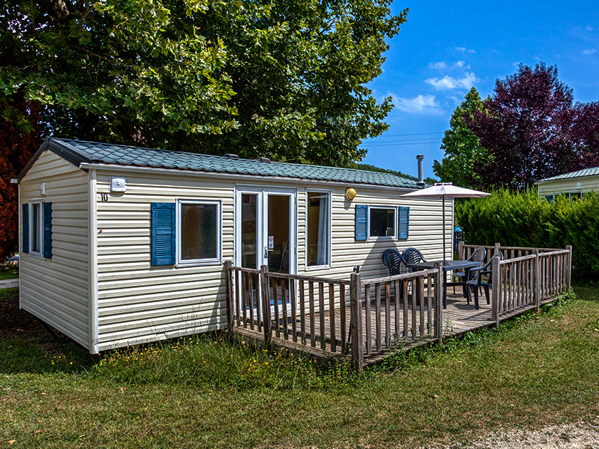 mobil home blue bird